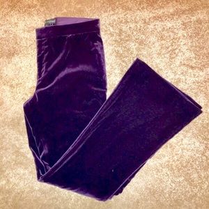 Purple Velvet pants by Ralph Lauren Black Label
